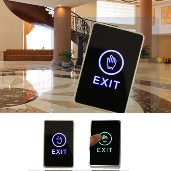

2 pieces touch exit release button switch for door access control led
