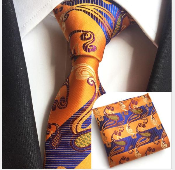 

2019 paisley waist 8 cm men's tie pocket towel suit, Blue;purple
