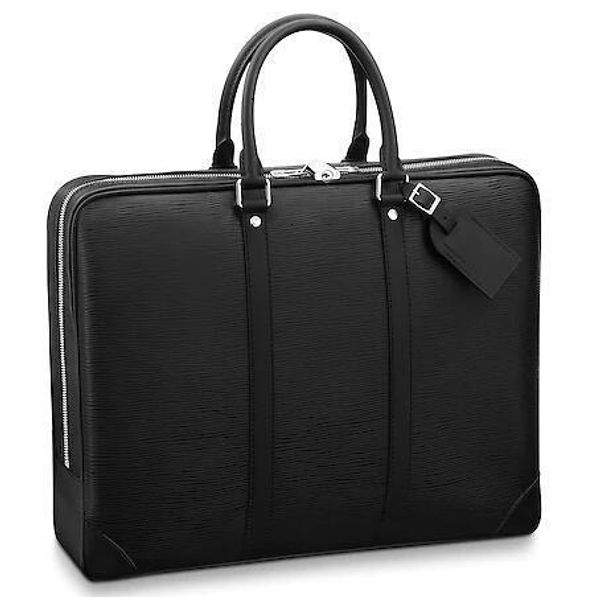 

m41142 voyage new men classic black real caviar lambskin le boy chain flap bag handbags shoulder messenger bags totes