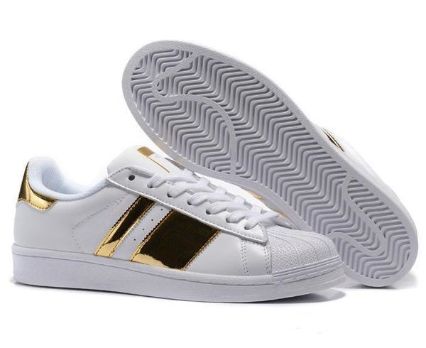 

classic leather superstar 80s skateboarding shoes white black white pink blue gold pride sneakers super star smith women men casual shoes