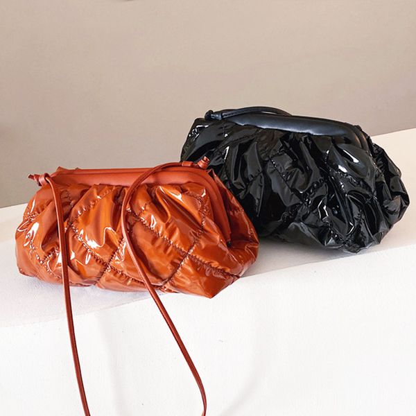 

clutch bag for women cloud bag soft leather handbag single shoulder slant dumpling bags female crossbody messenger women pu