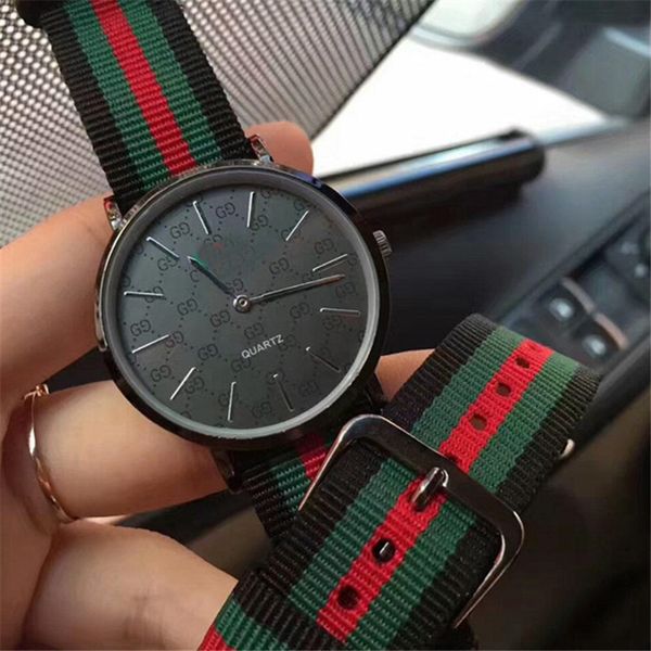 

New Black Face Модный Бренд Красочные Нейлоновые Спортивные Мужские Часы 40 ММ Простой м