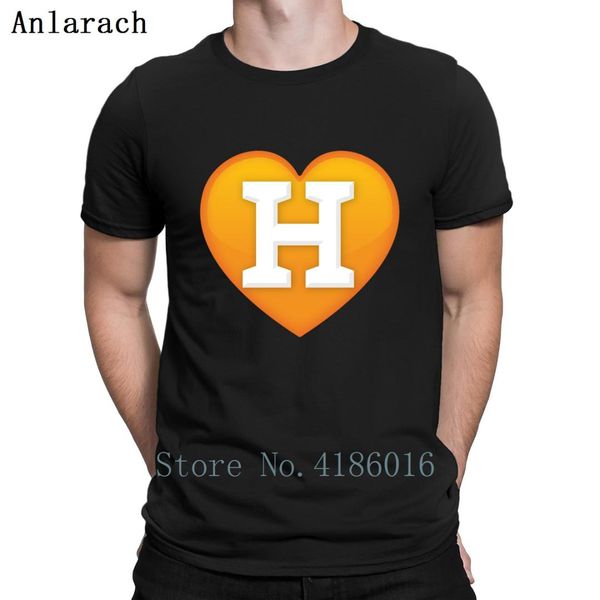 

houston heart t shirt spring gift popular euro size s-3xl black shirt print solid color letters fun, White;black