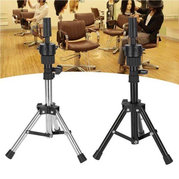 

adjustable hair wig stand holder tripod training head mannequin hairdressing head holder clamp dummy tripods salon tools