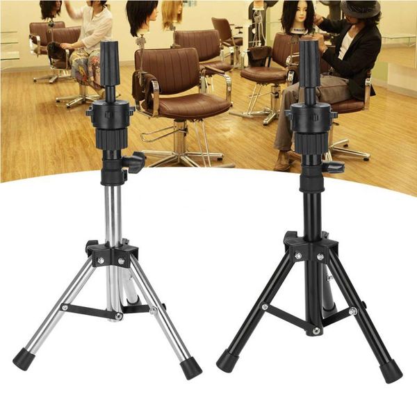 

adjustable hair wig stand holder tripod training head mannequin hairdressing head holder clamp dummy tripods salon tools