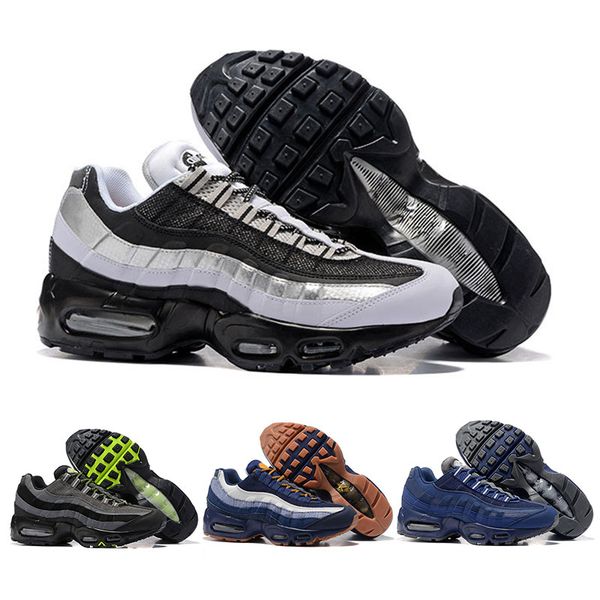 

Мужские спортивные 95 основные 20-летие кроссовки бренд черный Спорт кроссовки 40-45