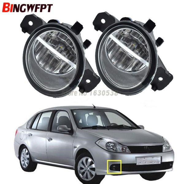 2 pezzi (sinistra + destra) paraurti anteriore automatico fendinebbia a LED per Renault SYMBOL (LB0/1/2 _) berlina CLIO VEL THALIA MODUS Hatchback 1998-