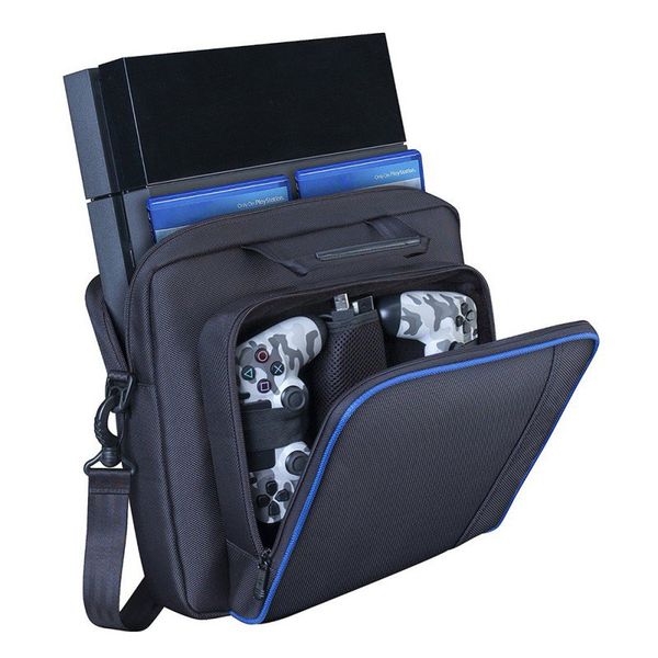 

outdoor ps game console receiving backpack vr storage organizer pouch data wire hiking camping outdoor bag one shoulder