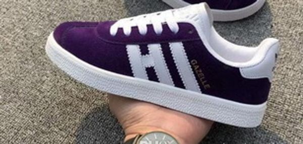 

Оптовая Замша Газель Мужчины Женщины Низкая Повседневная Повседневная Газель Тр