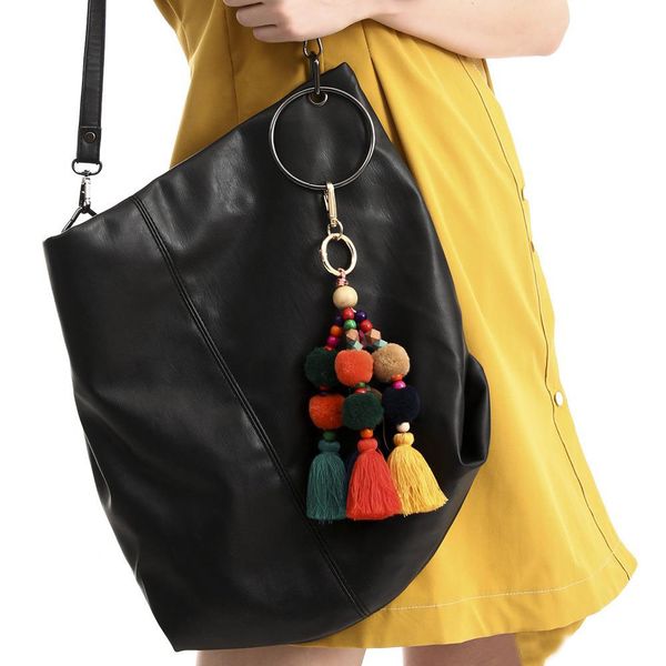 Tassel Key Ring Beaded New Original