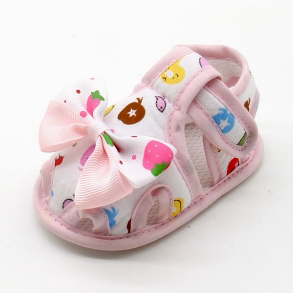 

prewalker shoes baby girls boys bow cute anti-slip toddler cartoon shoes infant boys soft sole baby prewalker, Black;red