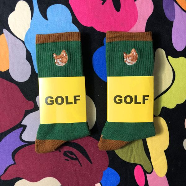 

golf cotton socks thicken street fashion sports comfortable beautiful socking autumn winter breathable mid tube socks, Black