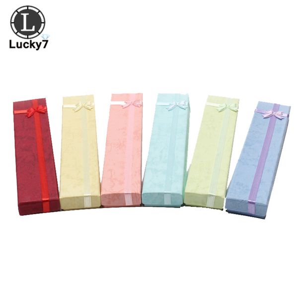 

1 piece heaven and earth cover necklace jewelry box bracelet box paper jewelry packaging carton wholesale ing, Pink;blue