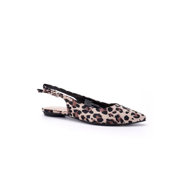 

fashion trend multi color women leopard flat slingback slip-on slide sandals, Black