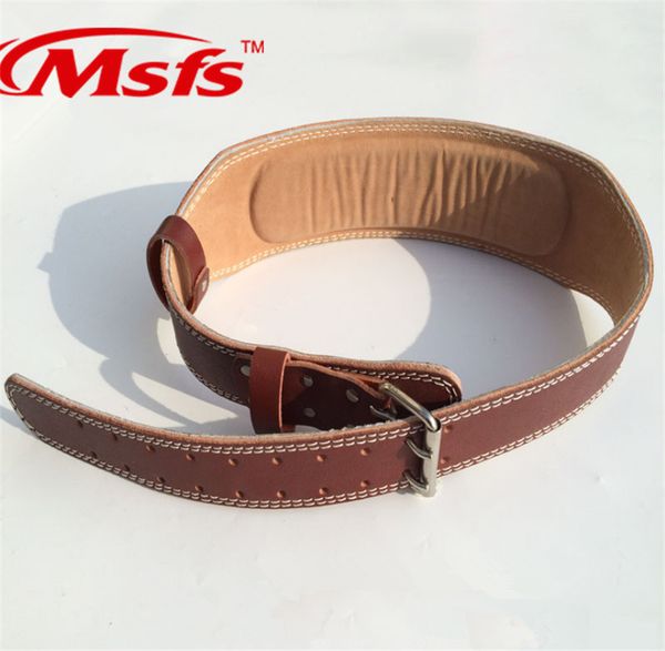 

cowhide leather waist support sport fitness gym equipment men's bodybuilding waist protection squat weightlifting belt