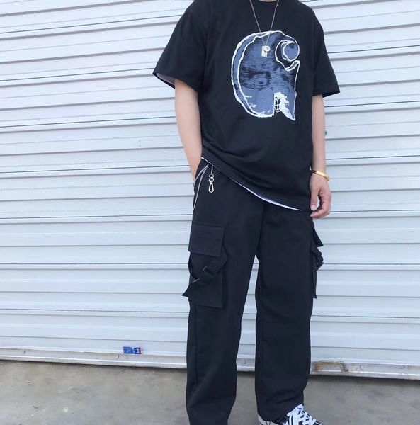 

Car Hartt Mens Watercolor Logo Tshirts Fashion Couple Clothing Crew Neck Short Sleeve Casual Homme Tees