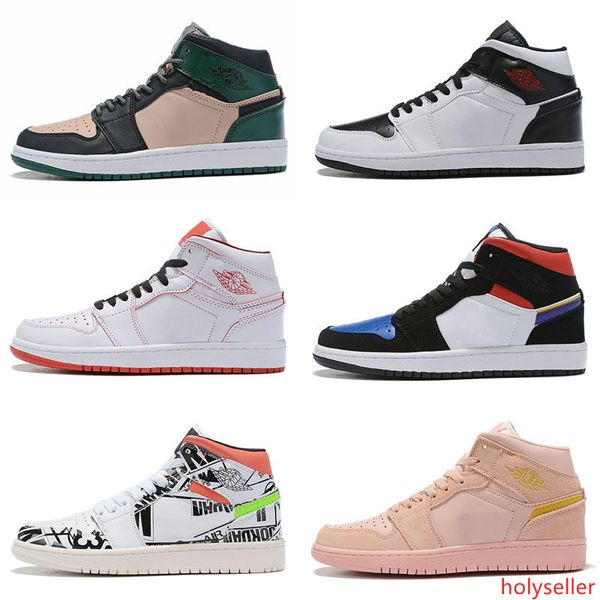 

new 1 high og bred toe chicago banned game royal jumpman basketball shoes men 1s 3 shattered backboard shadow multicolor sneakers