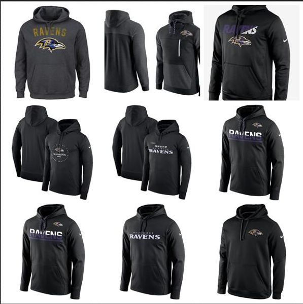 

2019 горячие больше мужчин вороны салют службы sideline терма performance mitchell ness классические команды пуловер hoodie - olive grvy pue, Blue;black