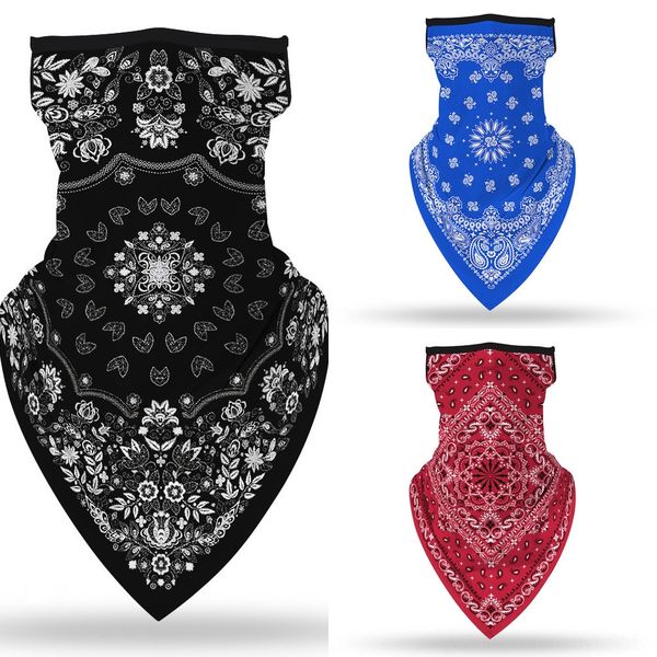 

bprcv women scarf scarf mask outdoor half windproof veil face dust-proof sunshade masks face dust mask ear type party masks, Black