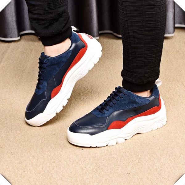 

Mens Shoes Casual Walking Sneakers Tenis Men Shoes Brand Luxury Zapatos de hombre with Orignal Box Italy Lace-Up Luxury Brand Designer Sale