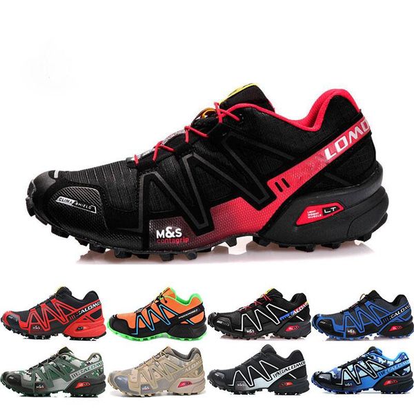 

2019 new arrive speed cross 3 cs iii running shoes mens shoe cross country black silver outdoor sport shoes running sneakers shoes