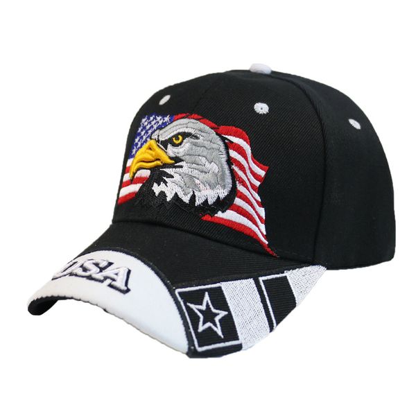 

winfox vintage embroidery baseball cap snapback women men eagle usa flag print snapback caps casquette hats fitted casual gorras, Blue;gray