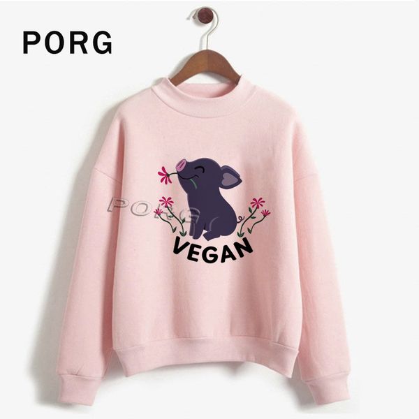 

vegan harajuku kawaii cute print sweatshirt women cartoon gothic aesthetic graphic korean hoodie oversize moletom feminino 2019, Black