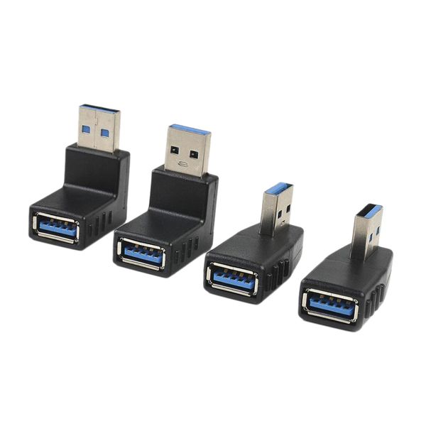 

usb 3.0 мужского на женский удлинительный кабель 90 градусов угловая штепсель, 4set