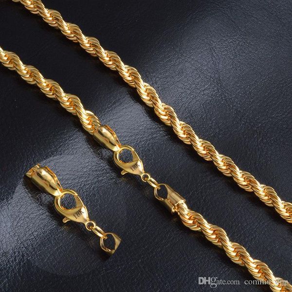 

8 styles hip hop 18k gold plated chains necklaces men s cuban box snake twisted choker 20inch necklace for women fashion jewelry gift, Silver