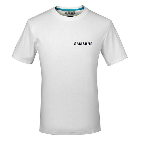 

samsung logo t shirt letter printed fashionable round neck t-shirts short sleeve t-shirt g