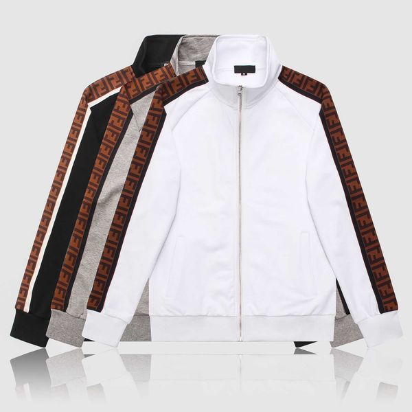 

19ss новый роскошный хлопок спортивная мужская молния спортивная рубашка классическая пара работает монохроматический жаккардовый костюм кур, Gray