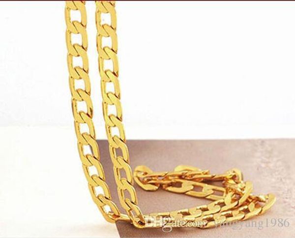 

fine yellow gold jewelry solid 14k yellow gold mens necklace chain birthday valentine gift valuable, Silver
