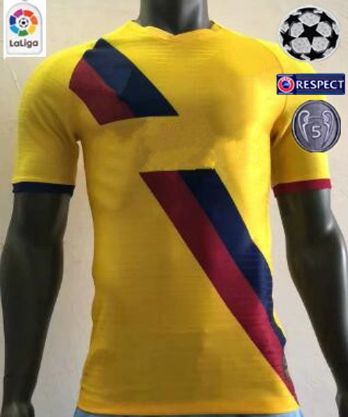 

Player ver ion occer jer ey 18 19 20 quatily thai home away third choo e champion league or la liga