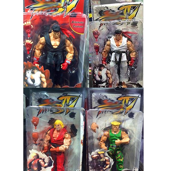 

18cm 7inch neca ken guile hoshi ryu pvc action figure toy doll christmas gift t200106