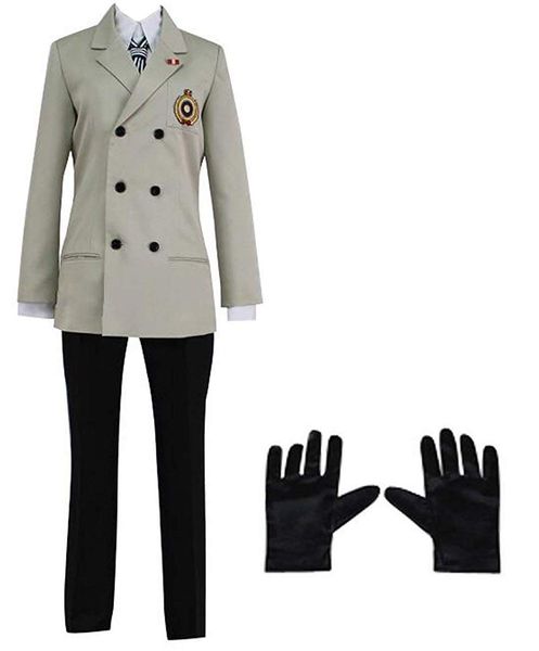 

persona 5 goro akechi cosplay costume school uniform halloween suit, Black