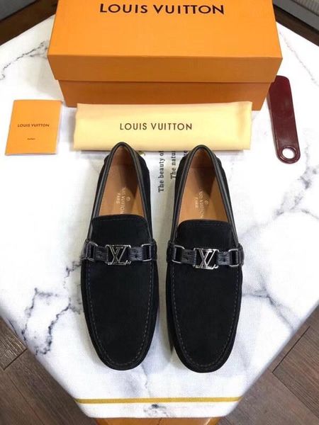 

20fw повседневная обувь для мужчин мокасины замша мужчины лодка обуви брендов класса люкс ручной работы мужской кожаный платье обувь мужской, Black