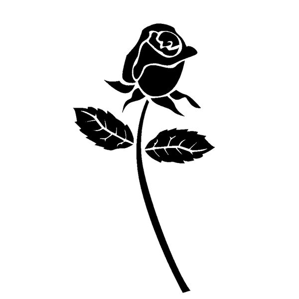 

13.9 * 8.8 см 1 шт. красивый цветок щедрый новая горячая личность простой стикер автомобиля винил хобби наклейка на бампер автомобиля наклей