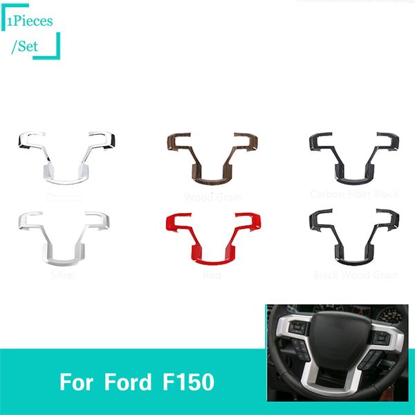 Large Steering Wheel Decoration Covers Trim Fit For Ford F150 2015 High Quality Car Interior Accessories Car Decoration Parts Car Decorations From