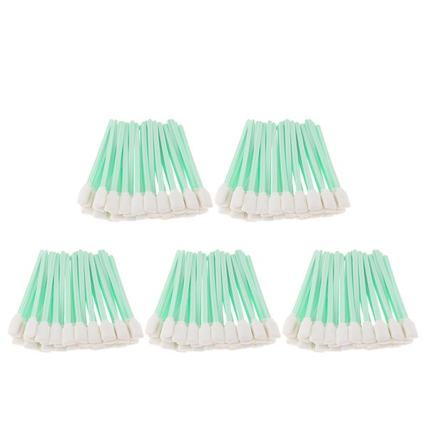

250pcs 5.1 inch square rectangle foam cleaning swab sticks for printer printhead