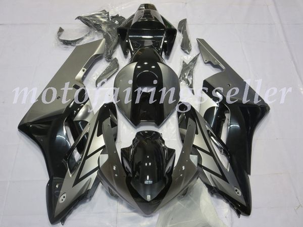 

oem quality new abs full fairings kits fit for honda cbr1000rr (2004-2005) cbr1000rr 04 05 bodywork set black and silver