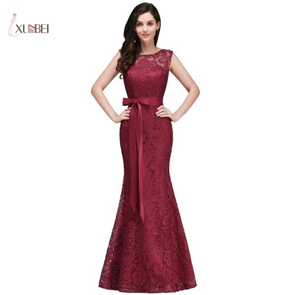

party dresses elegant black lace mermaid long evening 2021 sleeveless bow sash vestido longo formal prom gowns de festa, White;black