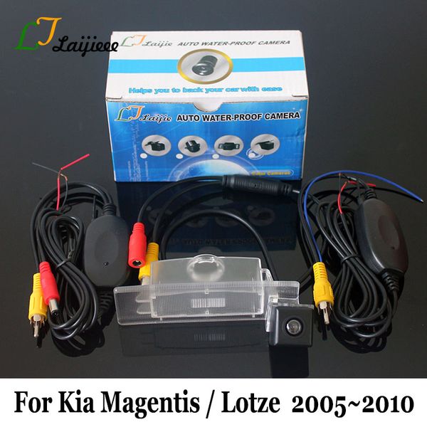 

wireless reverse camera for kia magentis / lotze 2005~2010 / rca aux interface hd ccd night vision car backup rearview camera