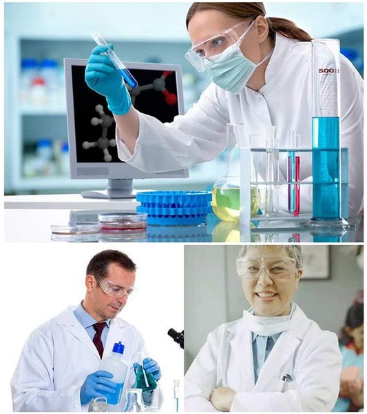 

In stock free shipping DHL Safety Goggle standard goggles Protective Goggles Eyes Protector blinkers Anti Fog Dust Proof Eyewear Eye Glass