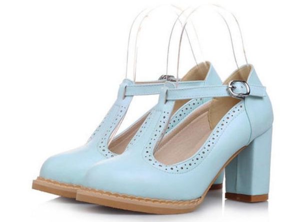 

2019 women's shoes in spring and autumn with new style high heel coarse heel round head@269, Black