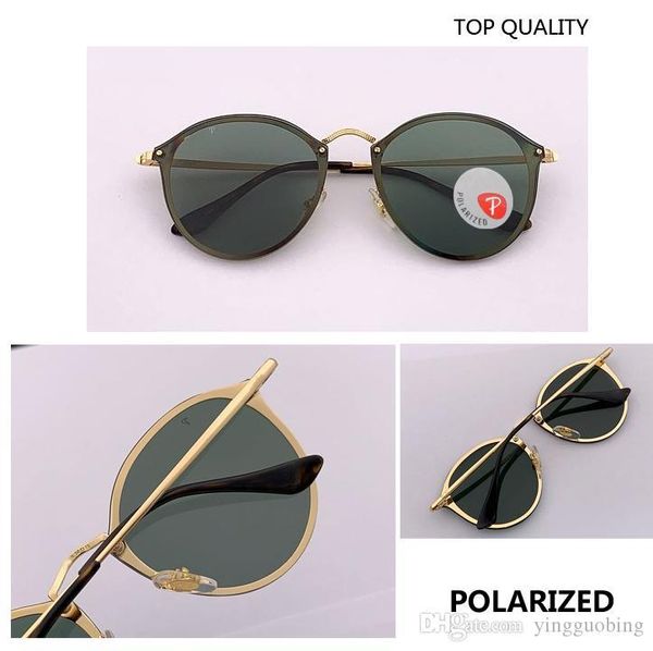 

2020 brand new style oval designer polarized blaze 3574 sunglasses women men retro g15 lens sun glasses gafas, White;black