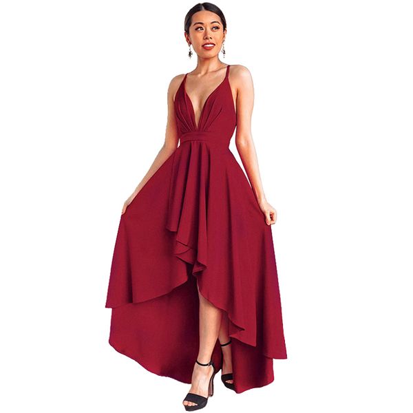 

long summer dress women 2019 elegant backless bandage dresses plus size vintage beach party dress robe vestidos 3xl, Black;gray