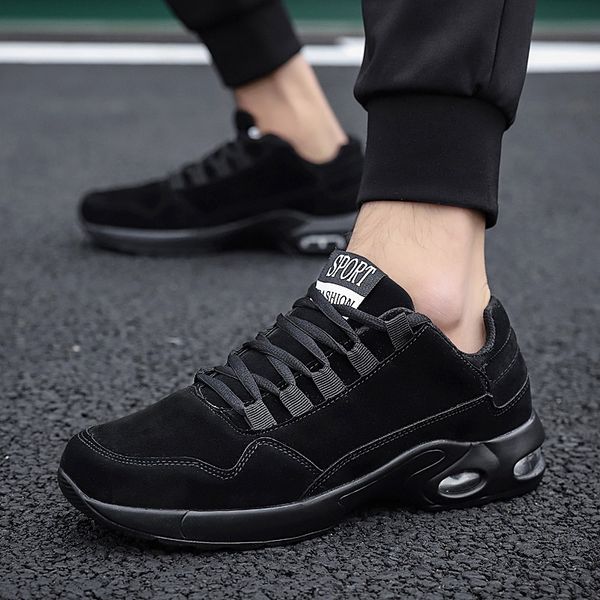 

2018 autumn and winter thickening leisure sports air cushion increase men's tide shoes suede tide shoes manufacturers wholesale