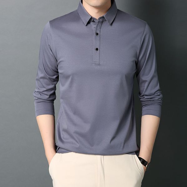 

mens designer t shirts fashion t shirt uomo luxury designer brand man clothes men tee men's tees silk jersey lapel solid color polo, White;black