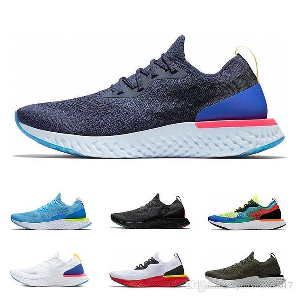 

new 2019 react running shoes for men women selling black white run sport designer sneakers trainer sports shoes eur36-45
