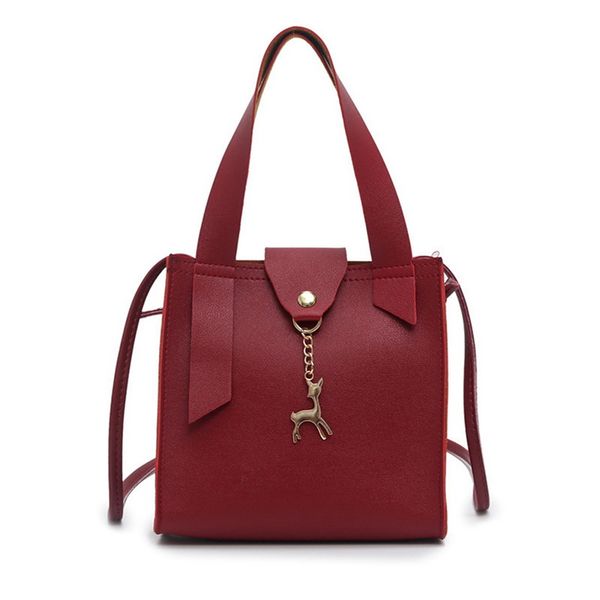 

puimentiua vintage small women bucket bag for handbags women pu leather shoulder bags girls drawstring messenger crossbody bag